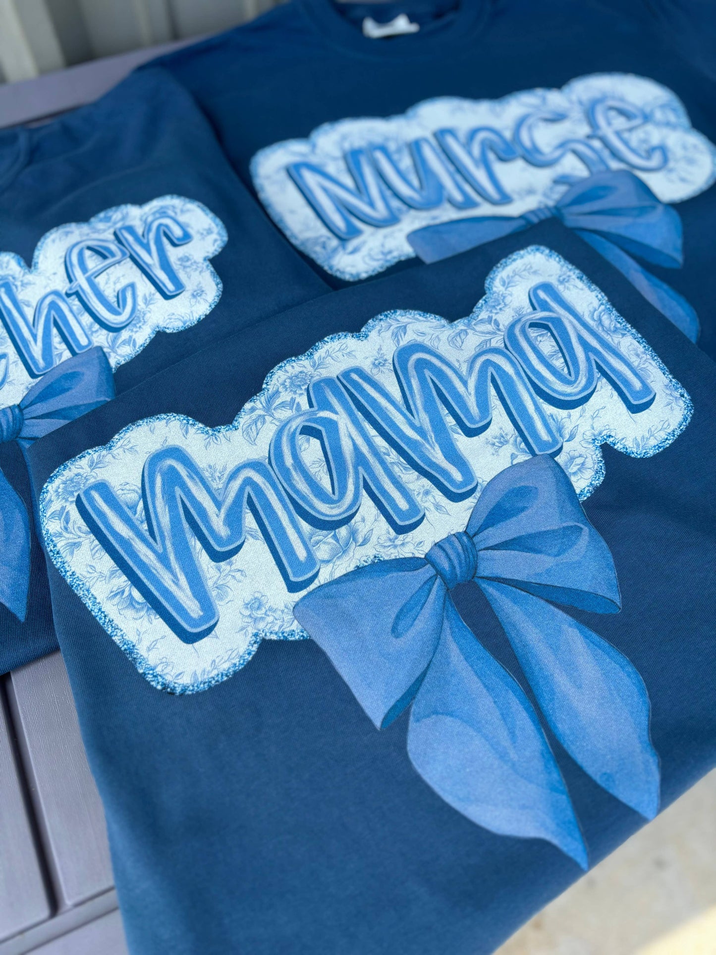 Mama Chinoiserie Bow Tee