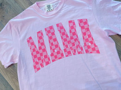 Mama Checkered Tee